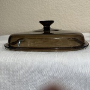 Vintage Amber Pyrex Glass Lid Only A-12-C for Corning Ware 10x10" Casserole Dish
